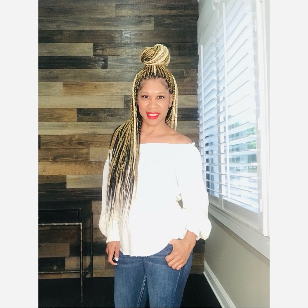 Promesa White Off-Shoulder Blouse